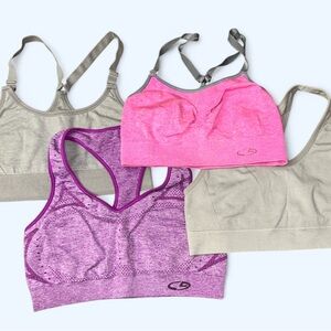 Women's Set Pink and Purple Sports Bras